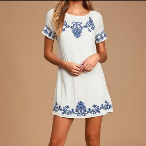 Lulus Tale to Tell White Embroidered Dress - Picture 2 of 14